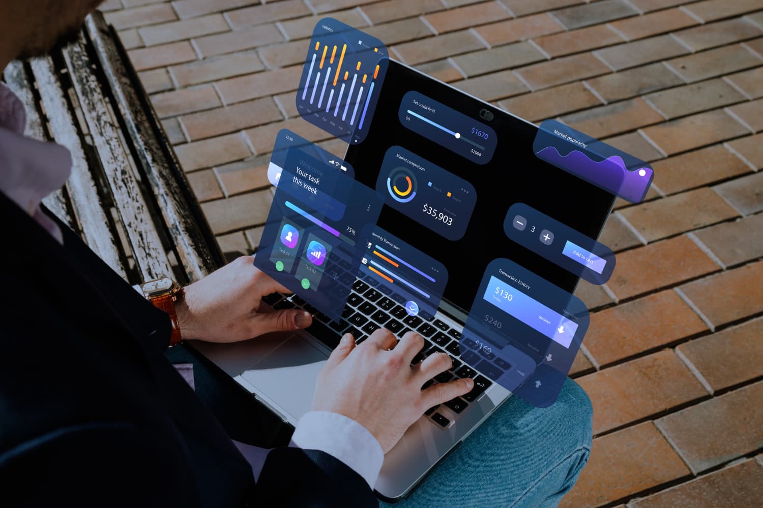 Design and engineering collaboration concept for API, caching, and release pipeline work on the SaaS product
